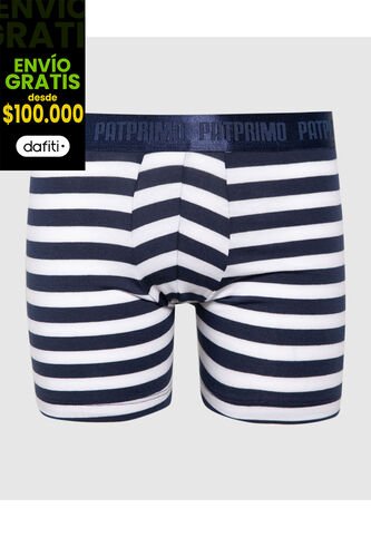 Boxer  Infantil Niño Filete Medio Color Azul Marca Patprimo #66000112 Patprimo