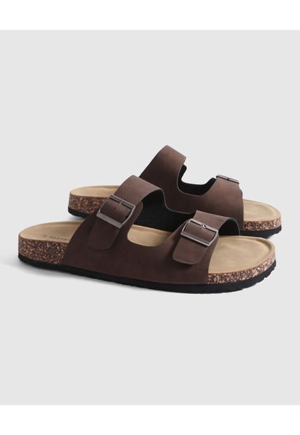 Sandalias Para Hombre  Color Café Oscuro Marca Patprimo #44690015