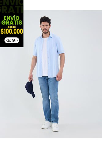 Jean Para Hombre Regular Color Azul Marca Patprimo #44160374 Patprimo