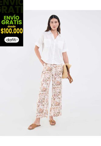 Pantalón Para Mujer Moda Color Blanco Marca Patprimo #30072034 Patprimo