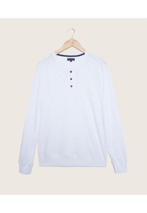 Camiseta Manga Larga Hombre Patprimo Blanco 44090800-10215