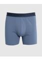 Boxer X1 Para Hombre Fleat Seamer Largo Color Azul Marca Patprimo #44000506 de Patprimo