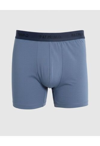 Boxer X1 Para Hombre Fleat Seamer Largo Color Azul Marca Patprimo #44000506 Patprimo