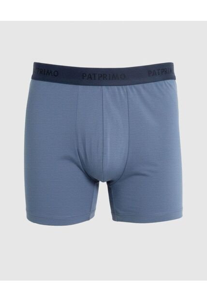 Boxer X1 Para Hombre Fleat Seamer Largo Color Azul Marca Patprimo #44000506