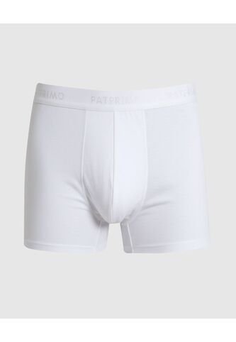 Boxer X1 Para Hombre Fleat Seamer Largo Color Blanco Marca Patprimo #44000506 Patprimo