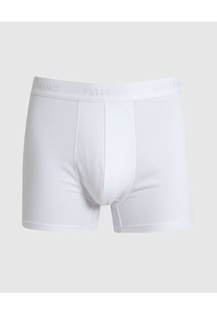 Boxer X1 Para Hombre Fleat Seamer Largo Color Blanco Marca Patprimo #44000506