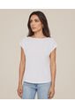 Camiseta  Para Mujer Manga Corta Moda Color Blanco Marca Patprimo #30098508 de Patprimo