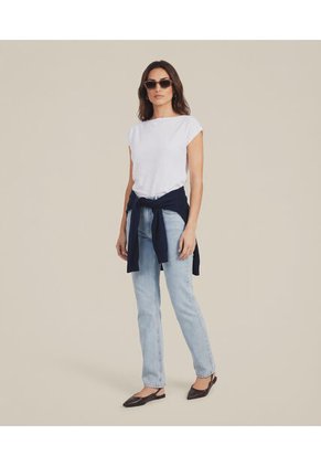 Camiseta Para Mujer Manga Corta Moda Color Blanco Marca Patprimo #30098508