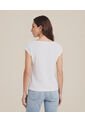 Camiseta  Para Mujer Manga Corta Moda Color Blanco Marca Patprimo #30098508 de Patprimo