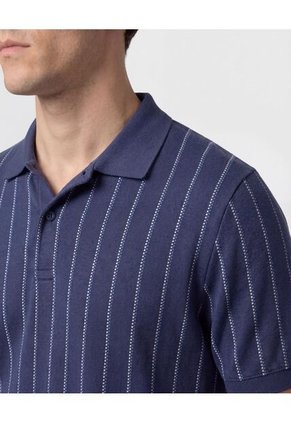 Polo Para Hombre Cuello Maquina Con Bolsillo Color Azul Marca Patprimo #44117237