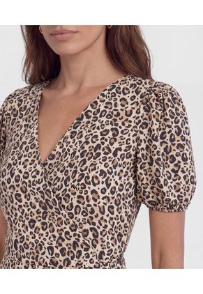 Vestido Para Mujer M/C Medio Color Café Marca Patprimo #30179479