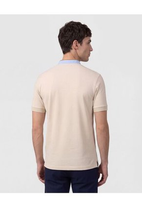Polo Para Hombre Cuello Mao Sin Bolsillo Color Beige Marca Patprimo #44112812