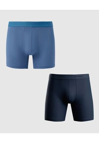 Boxer X2 Para Hombre Filete Medio Color Negro Marca Patprimo #44000540 Patprimo