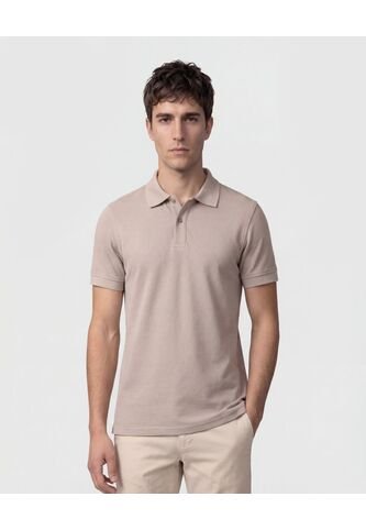 Polo  Para Hombre Cuello Maquina Sin Bolsillo Color Café Marca Patprimo #44112783 Patprimo