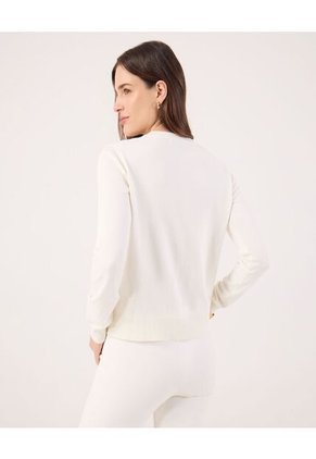 Saco Para Mujer Cardigan Color Crema Marca Patprimo #30330657
