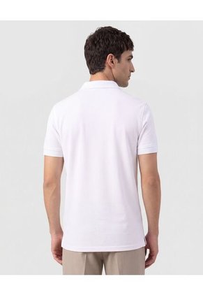 Polo  Para Hombre Cuello Maquina Sin Bolsillo Color Blanco Marca Patprimo #44112783