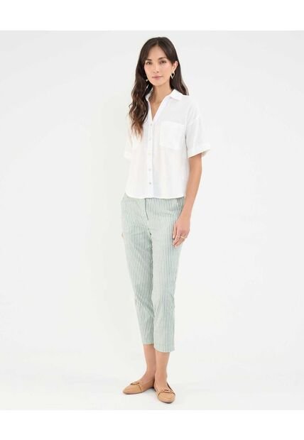 Pantalón Para Mujer Capri Color Gris  Marca Patprimo #30071965