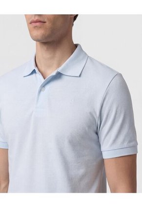 Polo Para Hombre Cuello Tejido Sin Bolsillo Color Azul Marca Patprimo #44117244