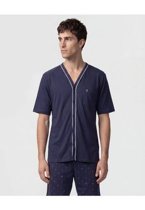 Pijama  Para Hombre M/C P/C Color Azul Marca Patprimo #44040247