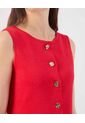 Chaleco  Para Mujer Tejido Color Rojo Marca Patprimo #30250046 de Patprimo