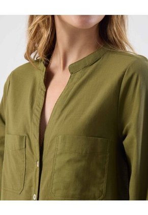 Blusa  Para Mujer Manga Larga Color Verde Marca Patprimo #30123634