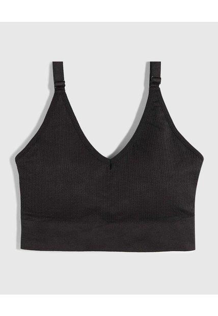 Top Básico Copas Removibles  Para Mujer Negro Patprimo
