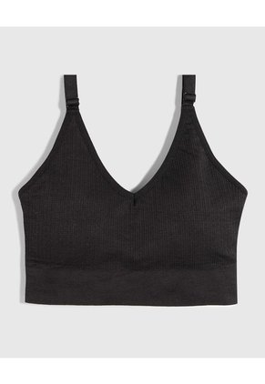Top Básico Copas Removibles Para Mujer Negro Patprimo