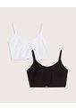 Pack De Dos Tops Para Mujer  Para Mujer Negro Patprimo de Patprimo