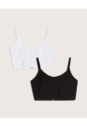 Pack De Dos Tops Para Mujer  Para Mujer Negro Patprimo Patprimo