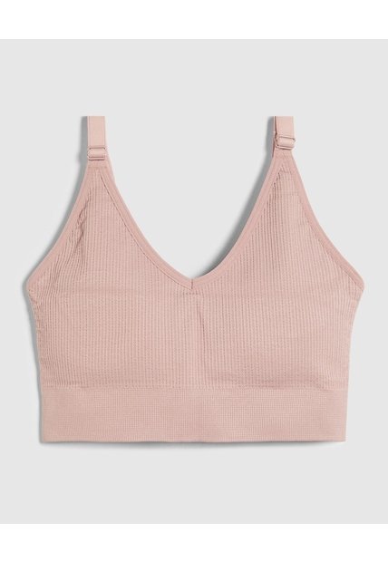 Top Básico Copas Removibles  Para Mujer Rosado Patprimo