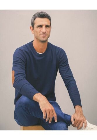 Saco Para Hombre Cuello Redondo Color Azul Marca Patprimo #44330233 Patprimo