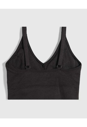 Top Básico Copas Removibles Para Mujer Negro Patprimo