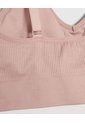 Top Básico Copas Removibles  Para Mujer Rosado Patprimo de Patprimo