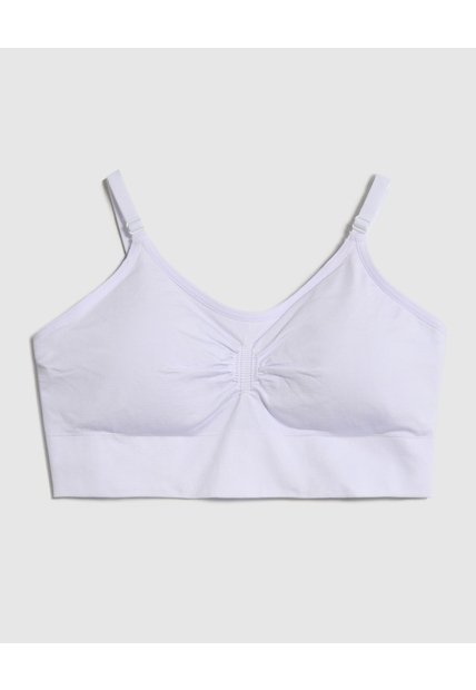 Top Basico Seamless  Para Mujer Blanco Patprimo
