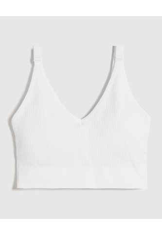 Top Básico Copas Removibles  Para Mujer Blanco Patprimo Patprimo