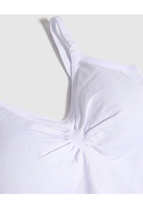 Top Basico Seamless  Para Mujer Blanco Patprimo