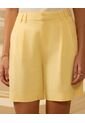 Bermuda  Para Mujer Regular Largo Color Amarillo Marca Patprimo #30100410 de Patprimo