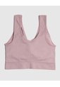 Top Seamless Unicolor   Para Mujer Rosa Patprimo de Patprimo