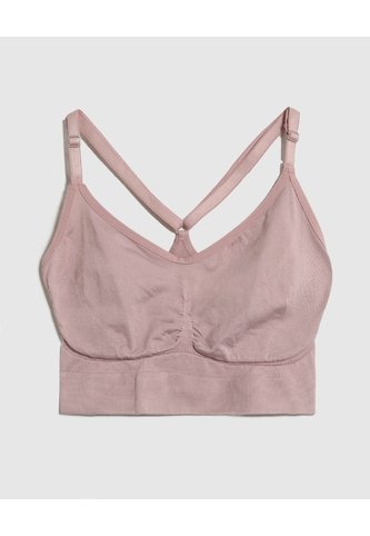 Top Unicolor Seamless  Para Mujer Rosa Patprimo Patprimo