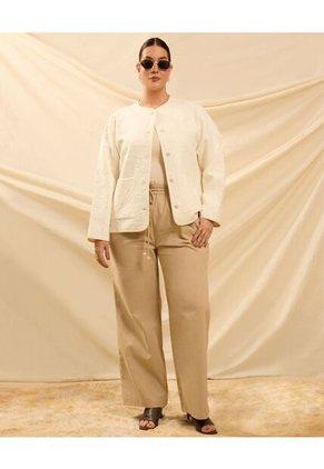 Chaqueta  Para Mujer Desestructurada Color Crema Marca Patprimo #14080148