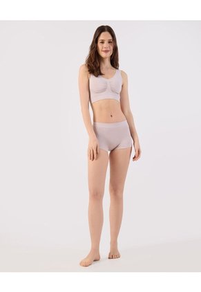 Top Top Seamless Clásico Con Copa Removible Para Mujer Beige Patprimo
