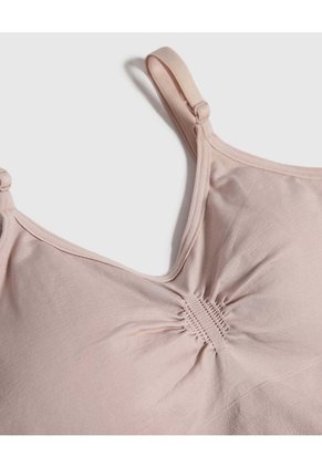 Top Basico Seamless  Para Mujer Café Patprimo