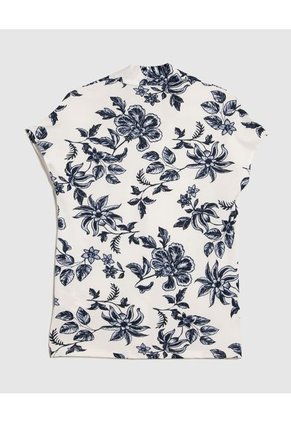 Camiseta Para Mujer Manga Corta Cuello V Color Blanco Marca Patprimo #30093660