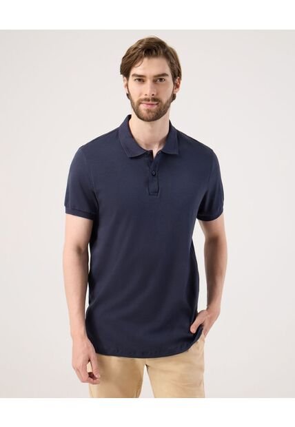 Polo Para Hombre Cuello Tejido Sin Bolsillo Color Azul Marca Patprimo #44112737