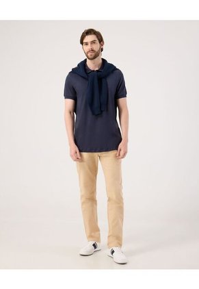 Polo Para Hombre Cuello Tejido Sin Bolsillo Color Azul Marca Patprimo #44112737