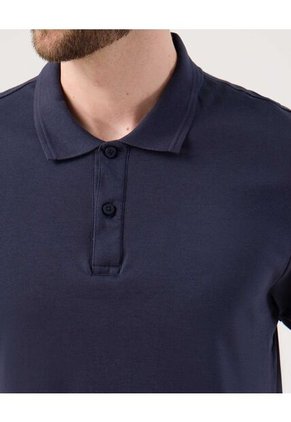 Polo Para Hombre Cuello Tejido Sin Bolsillo Color Azul Marca Patprimo #44112737