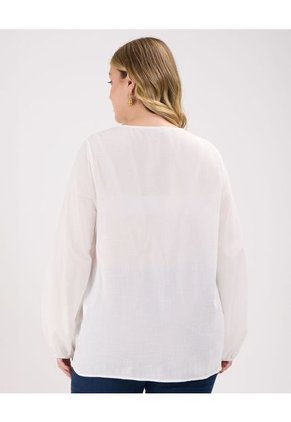 Blusa Para Mujer Manga Larga Color Blanco Marca Patprimo #14121358