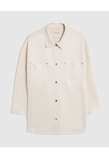 Chaqueta  Para Mujer Desestructurada Color Crema Marca Patprimo #14080149