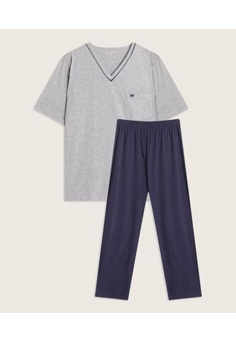 Pijama Para Hombre M/C P/L Color Unicolor  Marca Patprimo #44040071 Patprimo