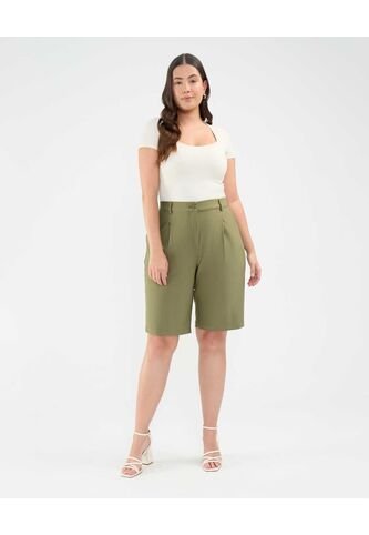 Bermuda Para Mujer  Color Verde  Marca Patprimo #14100133 Patprimo